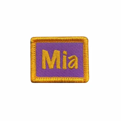 Custom Design Vest Name Patch