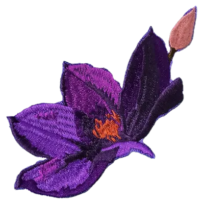 Custom Flower Iron-On Patches