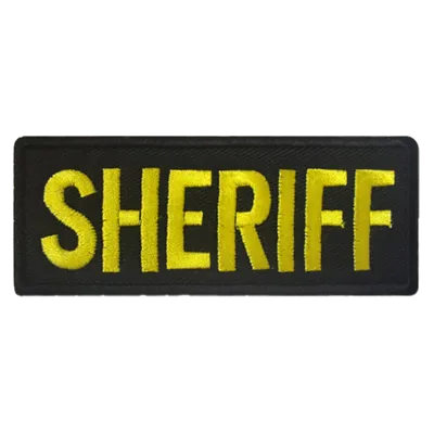 Custom Sheriff Patches