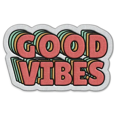 Good Vibes Hat Patch