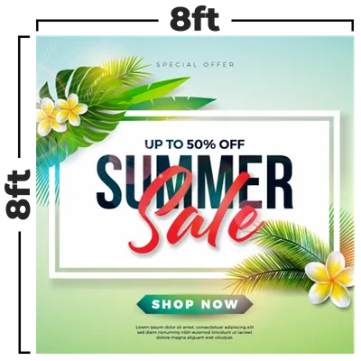 8 x 8 ft - Custom Patch Factory