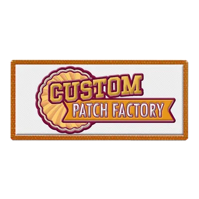 100% Embroidery 100% Embroidery - Custom Patch Factory