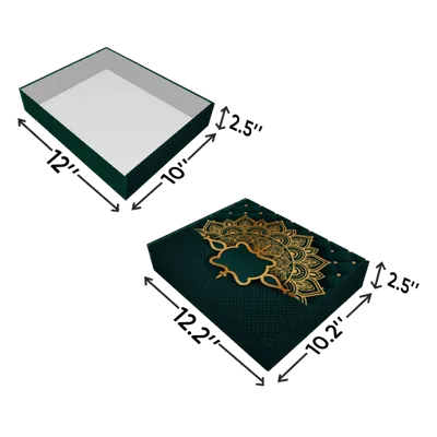 12 in x 10 in x 2.5 in 12 in x 10 in x 2.5 in