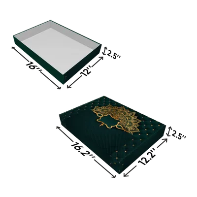 16 in x 12 in x 2.5 in 16 in x 12 in x 2.5 in