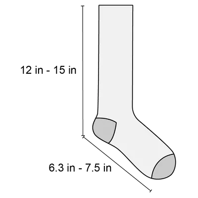 Youth (8-12 Years Old)_DTF Printing + Pure Cotton Knee High - Custom Patch Factory