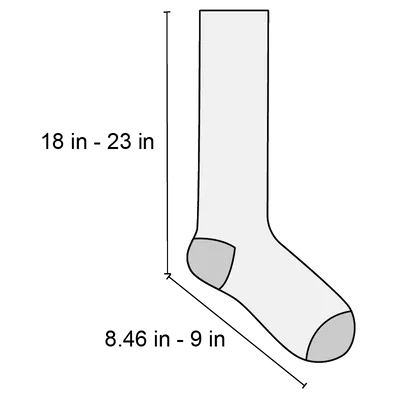 Men_DTF Printing + Pure Cotton Knee High - Custom Patch Factory