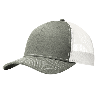 Heather Grey/ White Heather Grey/ White - Custom Patch Factory