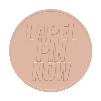 Glossy Rose Gold Plating Glossy Rose Gold Plating - Custom Patch Factory