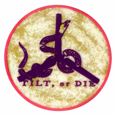 Gold Glitter PVC - Custom Patch Factory