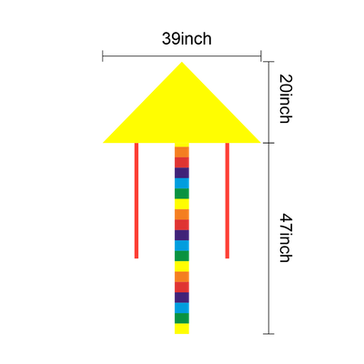 20in L x 39in W (47in Tail Length)