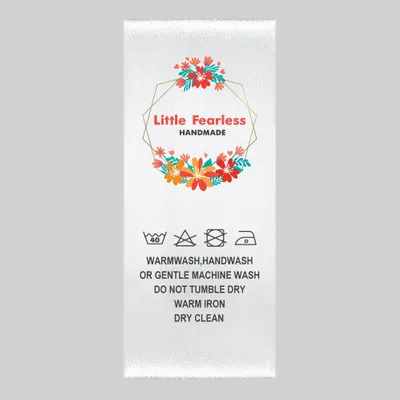 Satin Woven Label - Custom Patch Factory