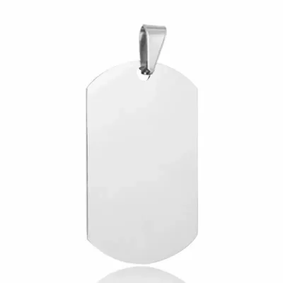 Dog tag: 1 in x 2 in - Custom Patch Factory