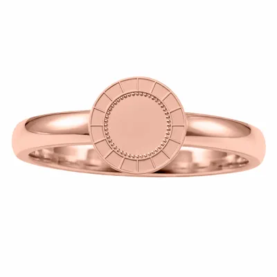 Glossy Rose Gold Plating - Custom Patch Factory