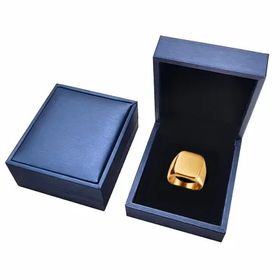 Blue PU Box - Custom Patch Factory