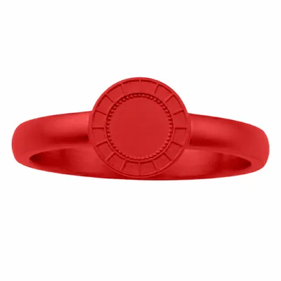Matte Red Plating - Custom Patch Factory
