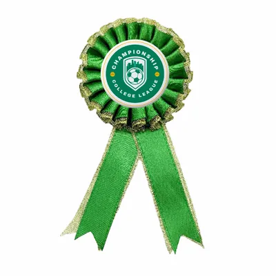 Green with gold edge - Custom Patch Factory