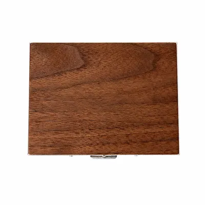 Walnut with Silver Frame - Custom Patch Factory