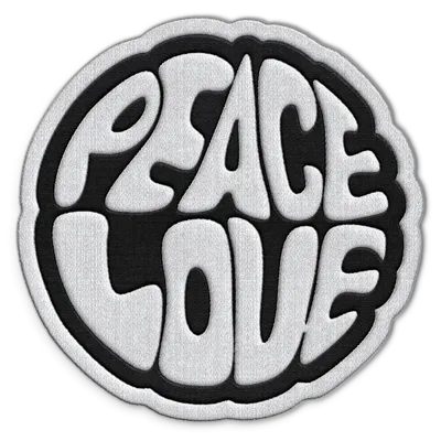 Peace Love Hat Patch