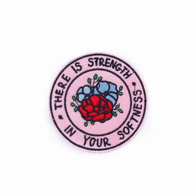 Pink Strength in Softness Patch