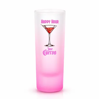 Tall Shot Glass - Colored & Frosted - Custom Patch Factory