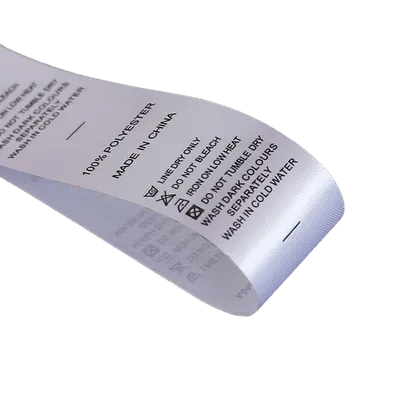 Printed Care Labels - Custom Patch Factory