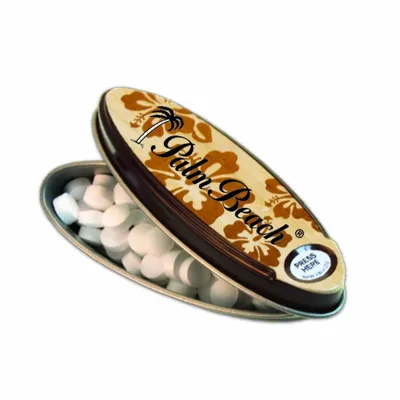 Surf WD Hibiscus Surfboard Mint Tin - Custom Patch Factory
