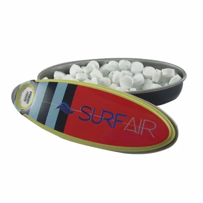 Stripe Surfboard Mint Tin - Custom Patch Factory