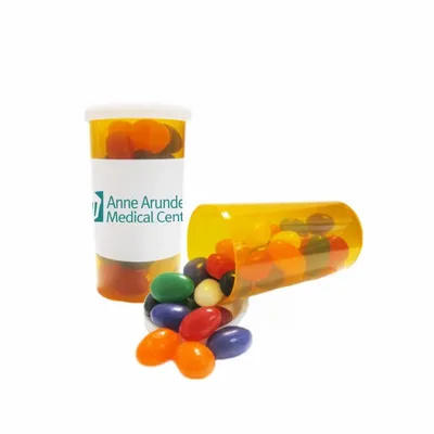 Large Promo Pill Bottles-Jelly Beans - Custom Patch Factory