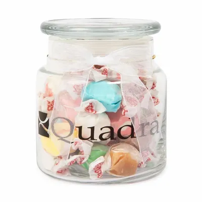 22oz. Glass Jar - Salt Water Taffy - Custom Patch Factory