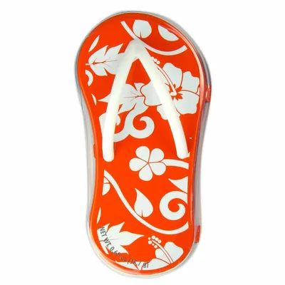 Hibiscus Orange Flip Flop Mint Tin - Custom Patch Factory