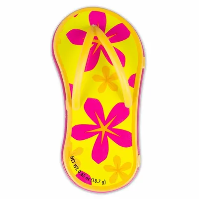 Floral Orange Flip Flop Mint Tin - Custom Patch Factory