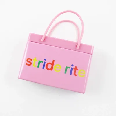 Light Pink Shopping Bag Tin - Custom Patch Factory