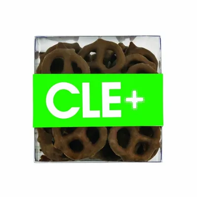 Square Acetates - Milk Chocolate Mini Pretzels - Custom Patch Factory