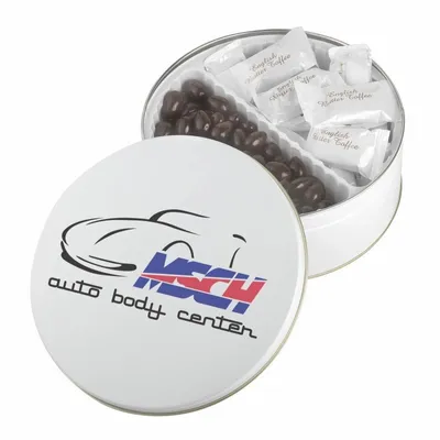 Warm Wishes Tins - English Butter Toffee & Dark Choc Almonds - Custom Patch Factory