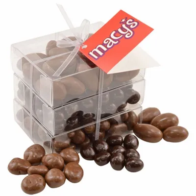 3 Way Chocolate Stack Acetate Tower - Custom Patch Factory