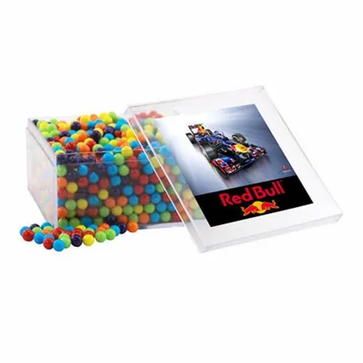Acrylic Box with Mini Jawbreakers - Large - Custom Patch Factory
