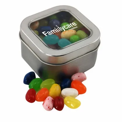 Window Tin with Jelly Bellies - SBF2500 - Custom Patch Factory