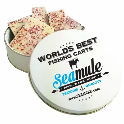 Glad Tidings Tins - Peppermint Bark - Custom Patch Factory