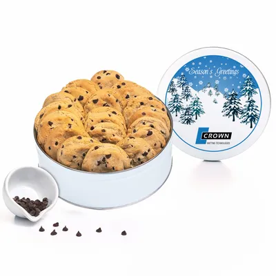 Fresh Beginnings Chocolate Chip Gourmet Cookie Tin - Custom Patch Factory