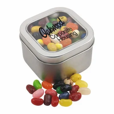 Window Tin with Jelly Bellies - SBF2700 - Custom Patch Factory