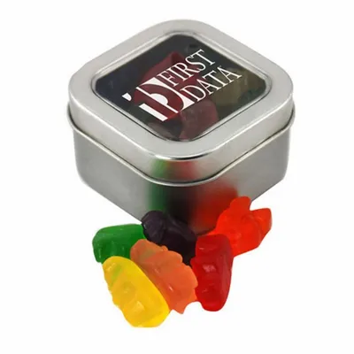 Window Tin with Gummy Bears - SBF2500 - Custom Patch Factory