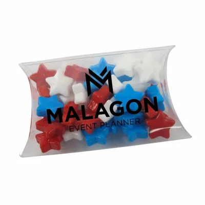 Small Pillow Acetate Box with Starzmania - Custom Patch Factory