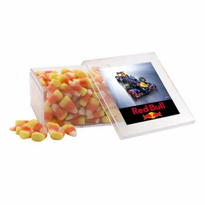 Acrylic Box with Candy Corn - Large - Custom Patch Factory
