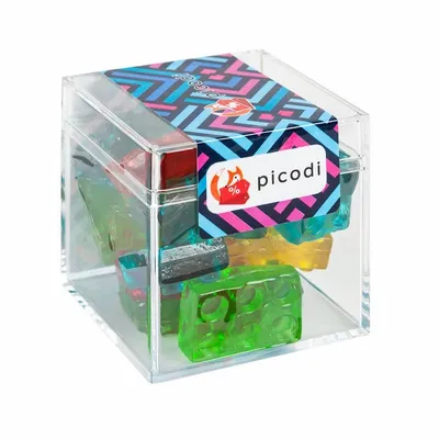 Clever Candy Sweet Boxes with Gummy 3D Blocks - Custom Patch Factory