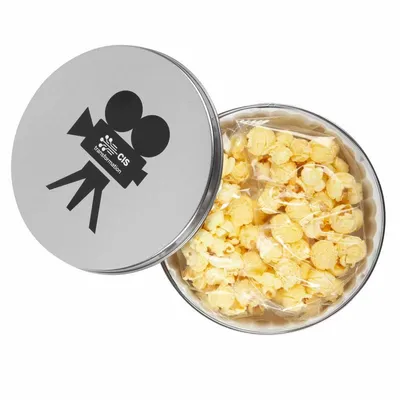 Movie Reel Tin - Butter Popcorn - Custom Patch Factory