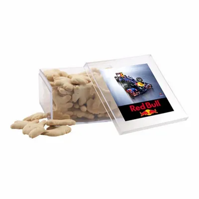Acrylic Box with Animal Crackers - Large - Custom Patch Factory