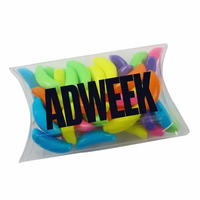Small Pillow Acetate Box with Assorted Silly Bananas - Custom Patch Factory