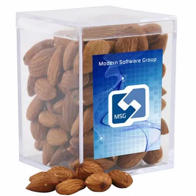 Acrylic Box with Almonds - Small - Custom Patch Factory