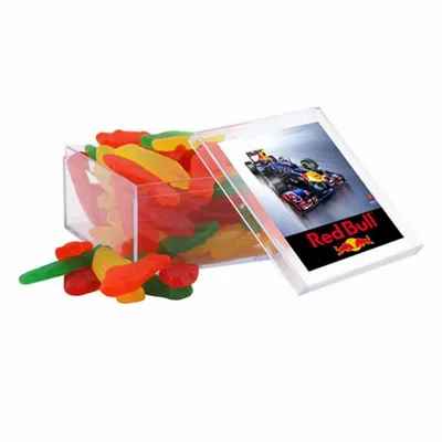 Acrylic Box with Swedish Fish - Large - Custom Patch Factory