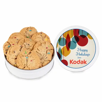Fresh Beginnings Jewel Chip Cookie Tin (Small) - Custom Patch Factory